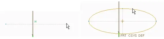ends axis ellipse ends axis ellipse in creo elements pro