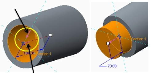 extrude-cut and add