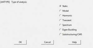 Analysis Options