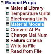 Material Properties