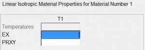 Material Properties Details