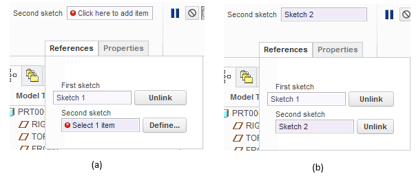 intersection tool sketch selection