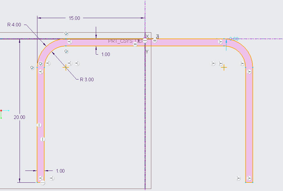 section for 3D sweep